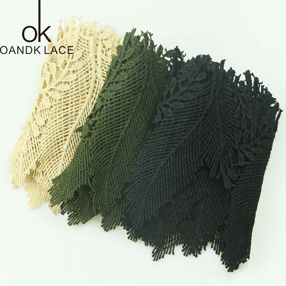 

1 yads Apparel Sewing Fabric DIY Trim Cotton Crocheted Lace Fabric Wedding Decration Handmade Accessories Craft