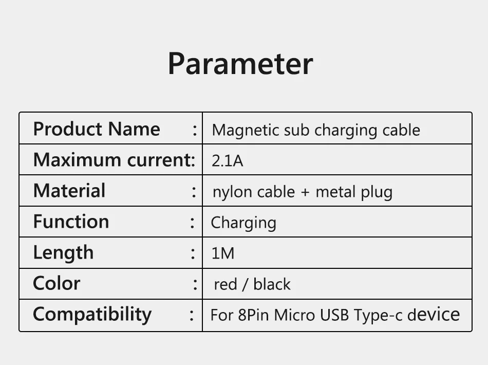 NOHON L-Shape Magnetic Charge Cable Lighting For iPhone X 7 8 Plus XS MAX XR Micro USB Type C LED Magnet Fast Charger Cable 12M (14)