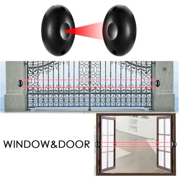 

Waterproof Active Photoelectric Single infrared Beam Infrared Sensor Barrier Detector for Gate Door Window burglar alarm system