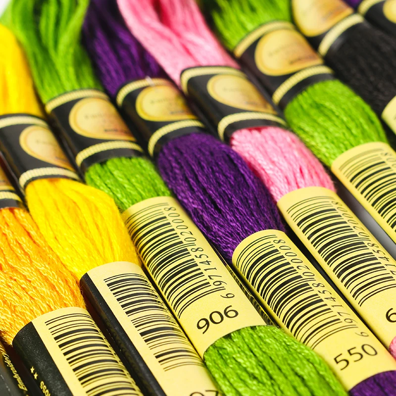 

oneroom new 150pcs/set Embroidery Thread Hand Cross Stitch Floss Sewing Skeins Craft DIY Handmade Accessories