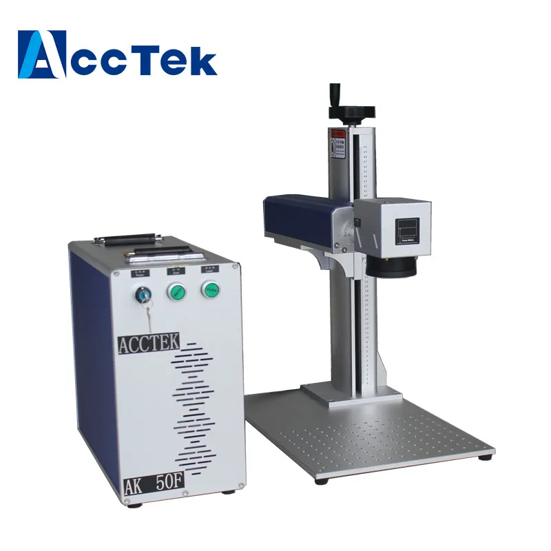 

IPG stainless steel fiber laser marking machine,portable 50w 30w fiber laser marker