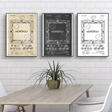 Alec Monopolies Board Games Wallpaper Wall Art Canvas Posters Prints Oil Painting Wall Pictures For Bedroom Home Decor Artwork