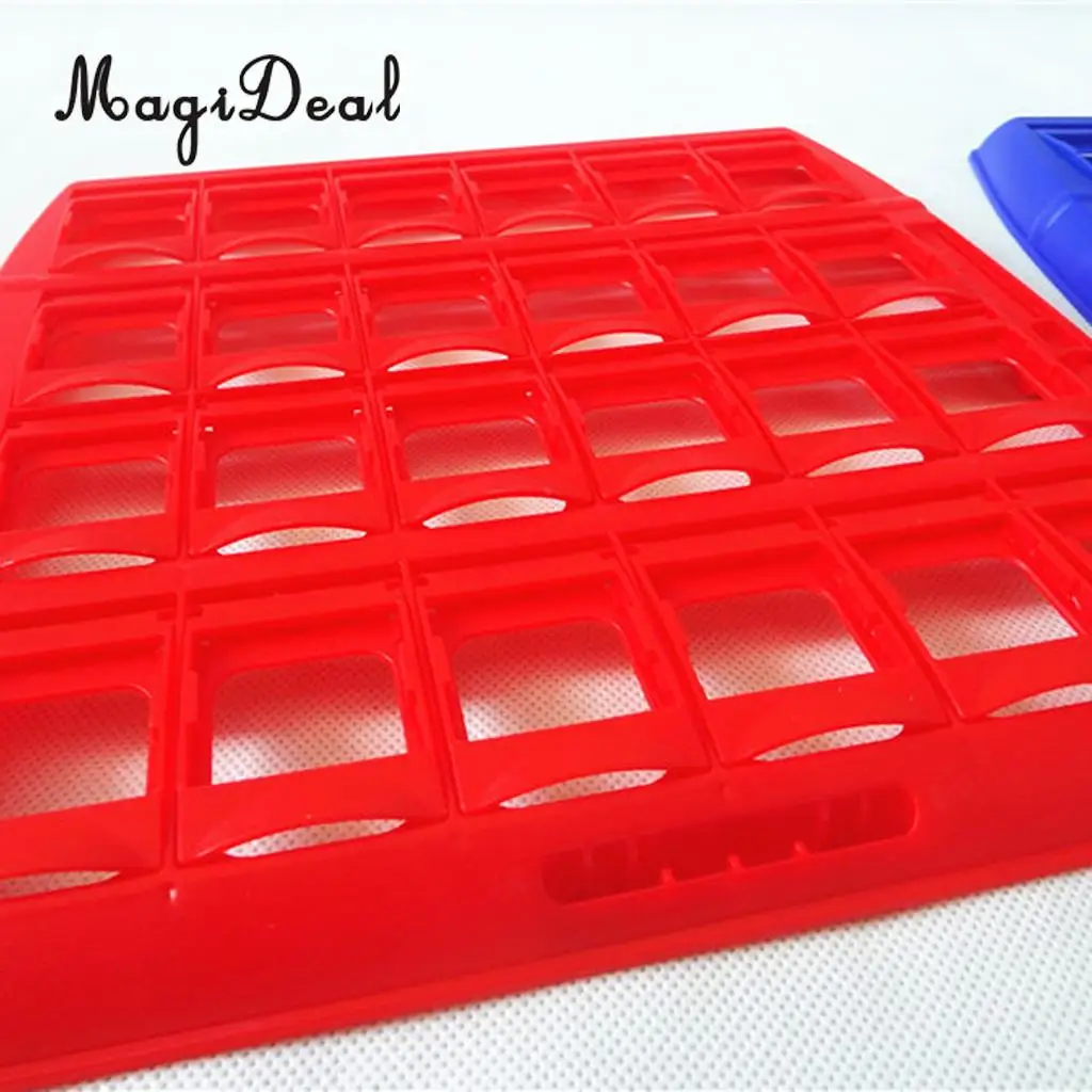 MagiDeal Multicolor Plastic Folding Board Game Toy Who Is It Guessing Game Parent-Child Educational Toy Gifts Sets Observation
