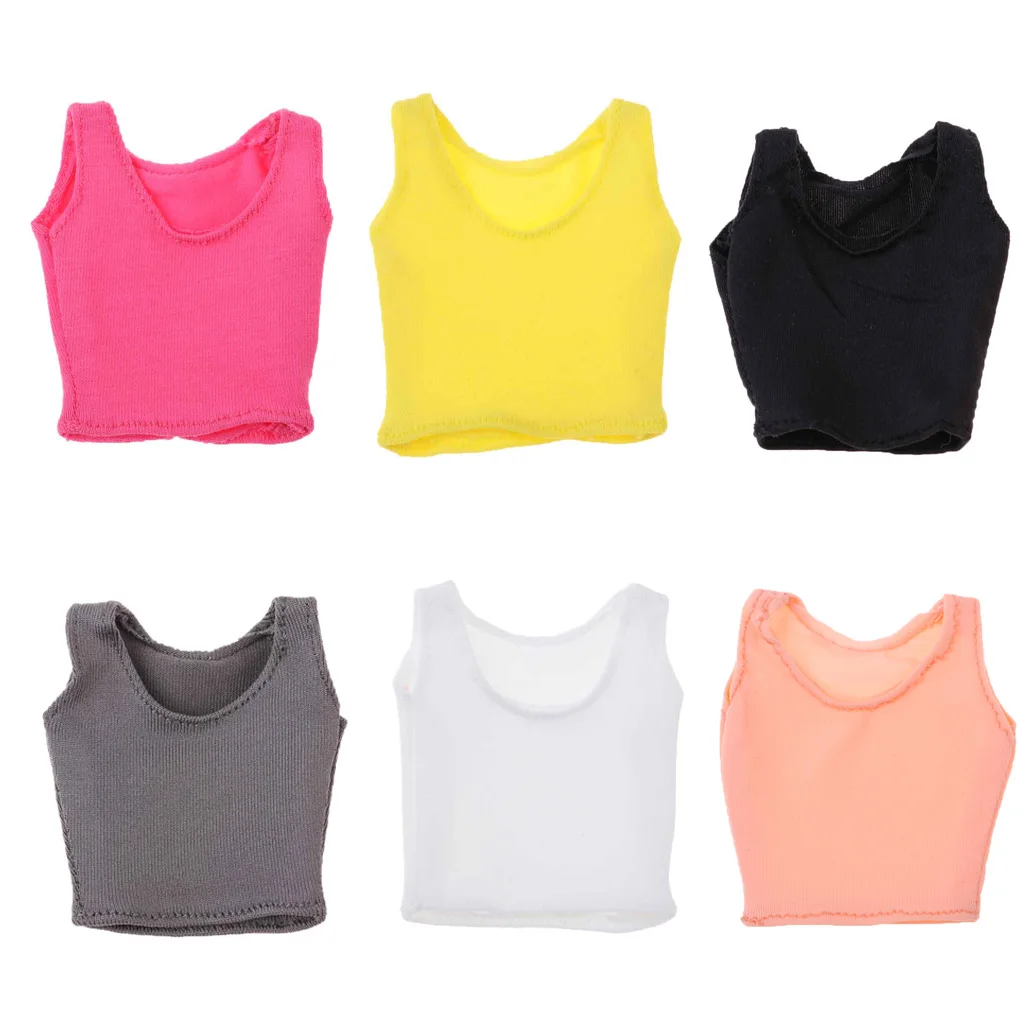 1:6 Female Vest Weskit Waistcoat Model for 12 inch Action Figure Accessories