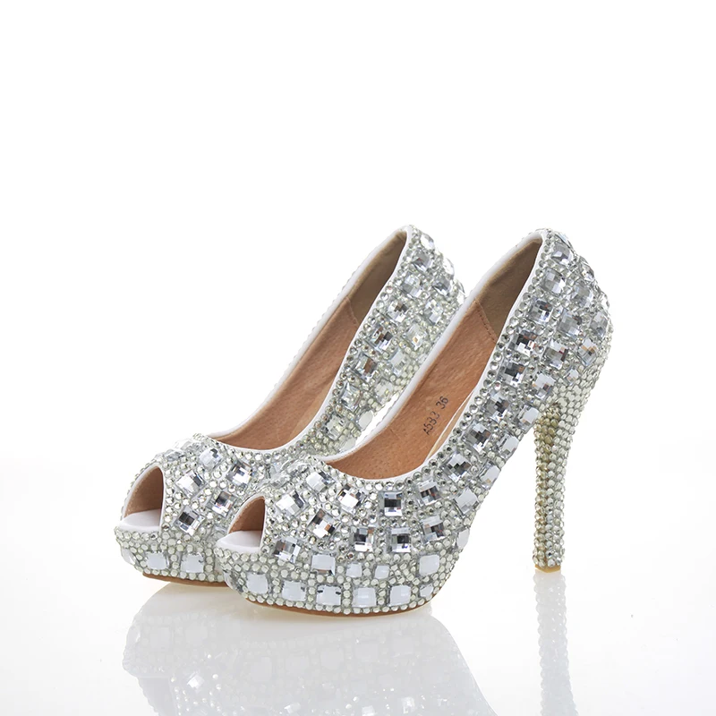 peep toe heels for wedding