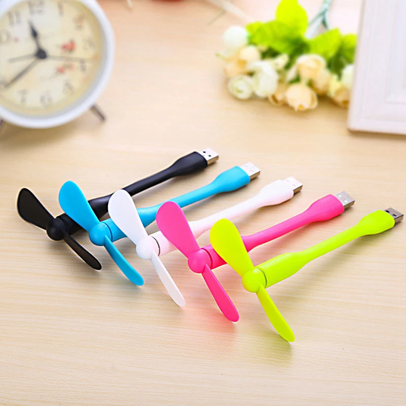 

Hot Sale Mini USB Fans Portable Small Fan For Power Bank Colorful Cute Hand Fan Desktop Laptop Candy USB Gadgets Summer Cooler
