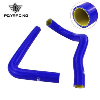 

Blue & yellow Silicone Radiator HOSE For TOYOTA SUPRA JZA80 2JZ GTE TURBO NON VVTI 93-98 with PQY logo PQY-LX2001T-QY