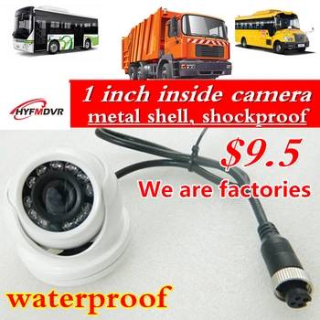 

1 inch waterproof inside/outside camera IR Night Vision AHD HD/Analog/Sony Surveillance Probe Metal anti-aging shell