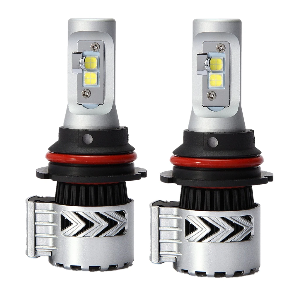 1Pair Car LED Headlight 9004 9007 Hi Lo Beam 72W Fog Driving lamp LED