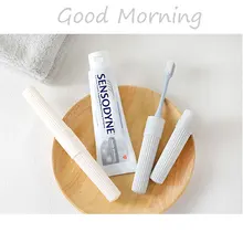 Портативный чехол для зубной щетки для хранения в путешествии, держатель для зубной щетки в скандинавском стиле, не включает зубную щетку(1 шт./партия