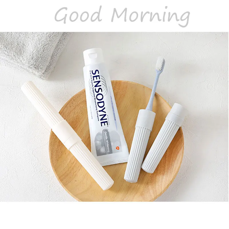 Portable Toothbrush Case Travel Storage Toothbrush Head Box Protective Dust Holder Nordic Style RANDOM COLOR Portable Toothbrush Case Travel Storage Toothbrush Head Box Protective Dust Holder Nordic Style RANDOM COLOR