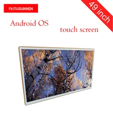 49 дюймов цифровой сенсорный монитор Цифровой вывески медиаплеер для цифровой рекламы