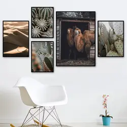 Цветок лес абстрактный плакаты на скандинавскую тему и репродукции, настенное искусство холст картины настенные панно для гостиная