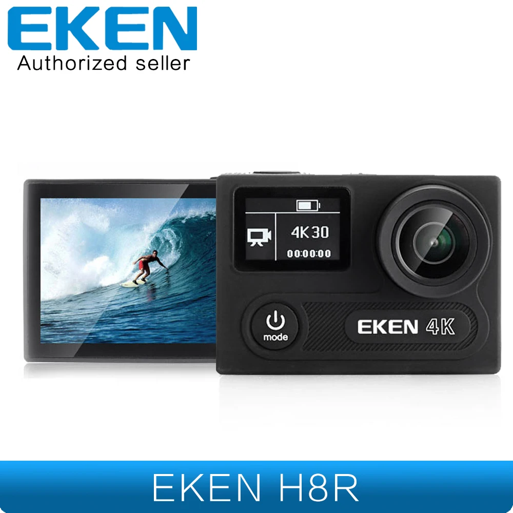 

EKEN H8R Ambarella 4K 30fps Ultra HD Camera Real 4K Action Camera 30 waterproof LCD Screen Wi-Fi Remote Sports Camera