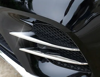 

For Mercedes Benz GLC Class X253 2017 2018 Car-styling ABS Chrome Air intake grille Strips Trim Car Accessories 4Pcs