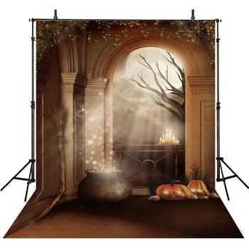 

Hot Party Photography Backdrops Halloween Backdrops For Photography Door Background For Photo Studio Kids Foto Achtergrond