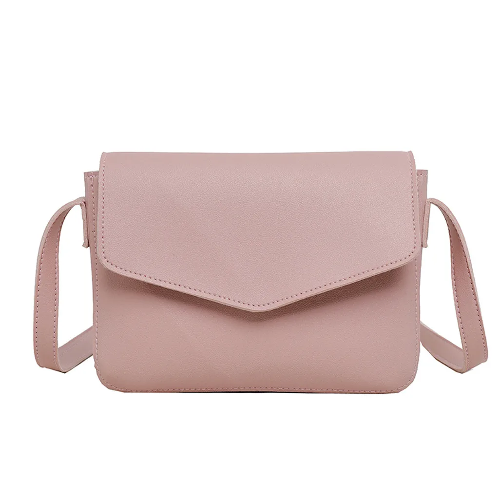Маленькая квадратная сумка с откидной крышкой, модная однотонная простая стильная женская дизайнерская сумка, сумки через плечо, сумки через плечо, bolsa feminina - Цвет: C
