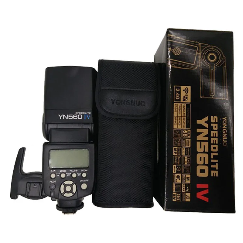 Вспышка YONGNUO YN 560IV YN560 IV для Canon EOS 5D Mark II III 7D 50D 40D 500D 550D 600D 650D 1000D 1100D 450D 400D|speedlite for