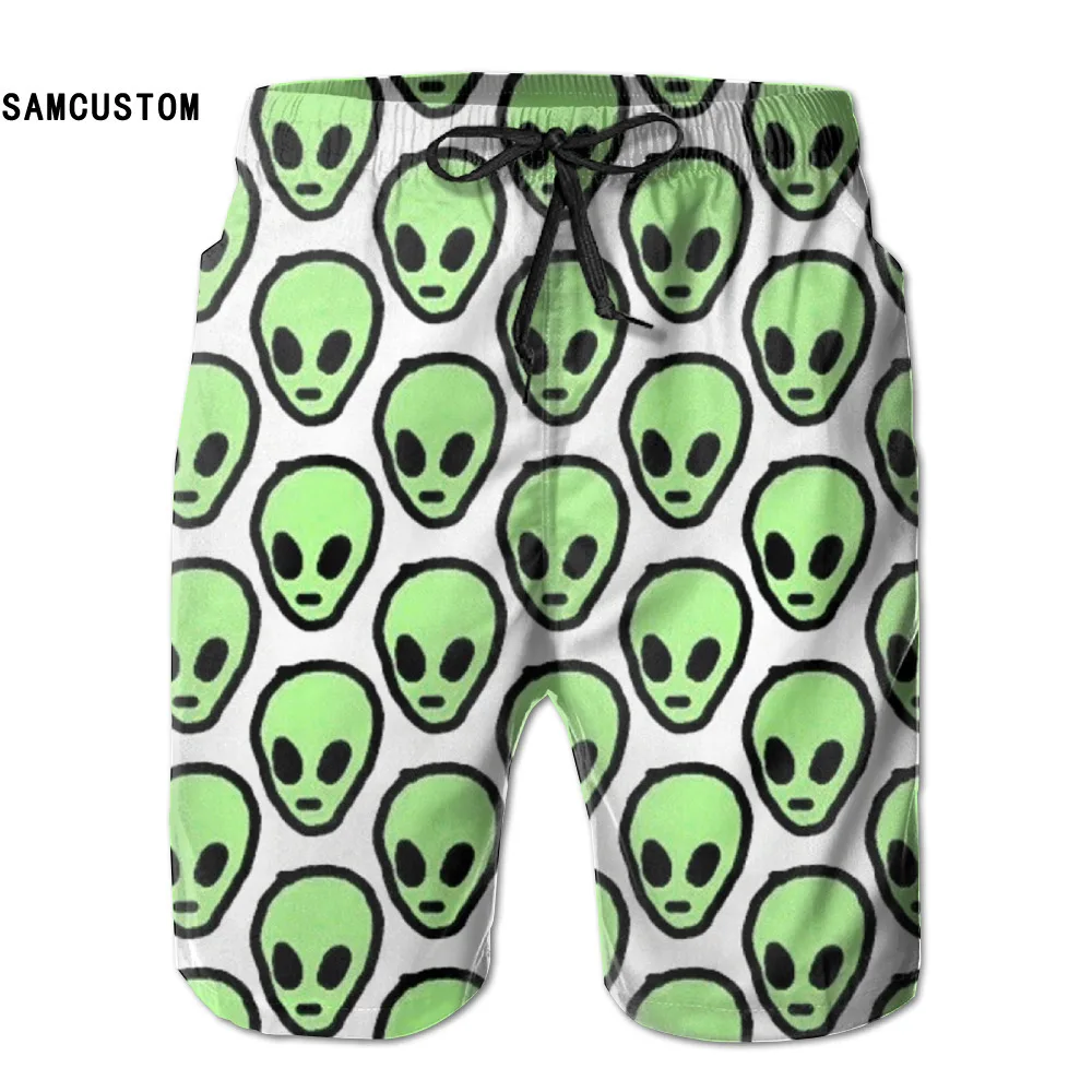 SAMCUSTOM-mens-perspiration-quick-dry-ultra-light-breathable-Green-Alien-shorts-gmy-shorts-beach-shorts.jpg