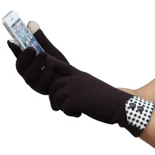 Зимние женские сапоги для вождения перчатки для сенсорного экрана Для женщин телефоны из Полар-флиса перчатки Hombres Для женщин перчатки Feminina теплые Guante G035