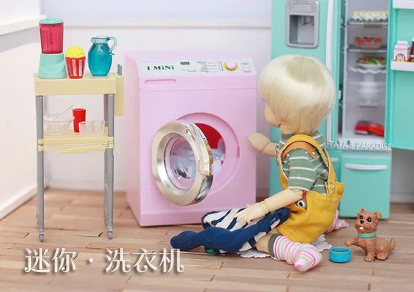 

Mini washing machine available for Blyth doll AZONE 1/4 1/6 BJD MDD doll accessories doll furnitures