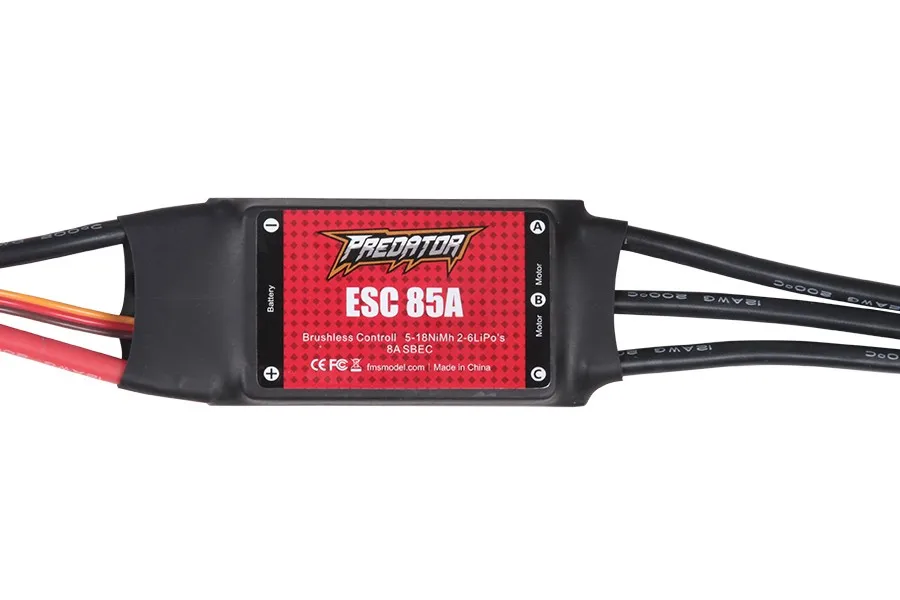 Бесщеточный самолет FMS ESC с контролем скорости 6A 12A 20A 40A 50A 60A 80A 85A 100A 130A новая модель