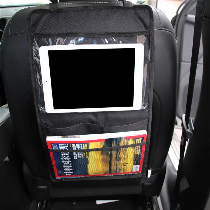 

Car Multi-Pocket Back Seat Storage Bag Organizer Car Backseat Organizer Phone Pocket Pouch for Books Tablet Mobile Drinks Tissue