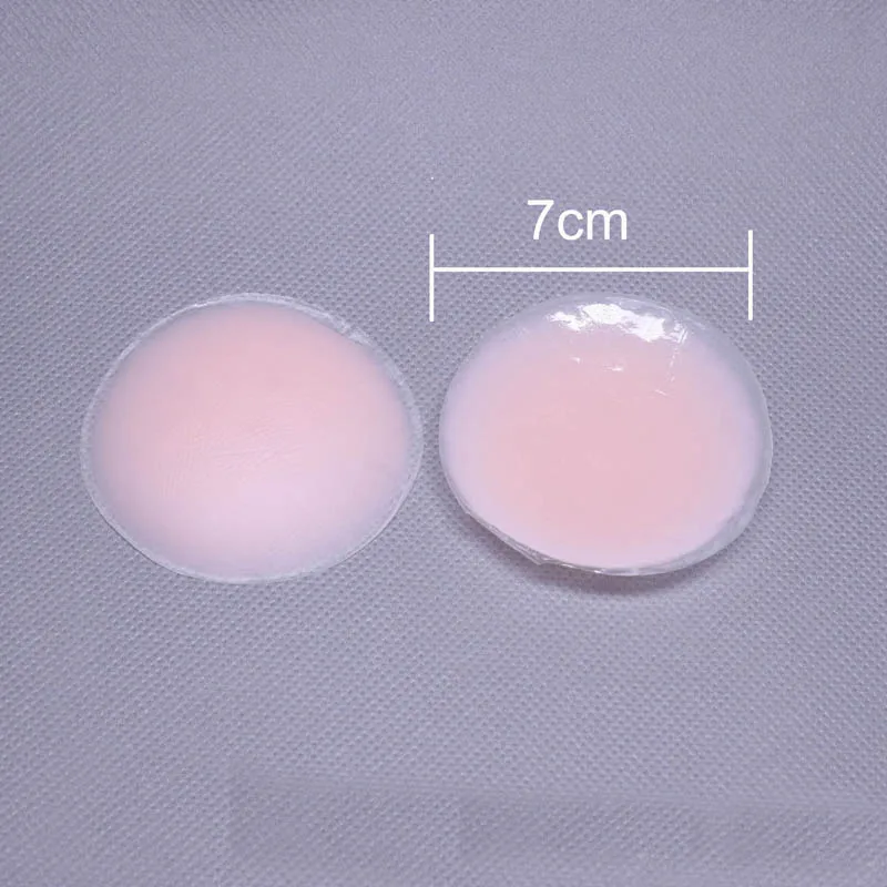 

HOT Sale 1 pair Silicone Nipple Cover Bra Pad Skin Adhesive Reusable Invisible Breast Petals for Party Dress New