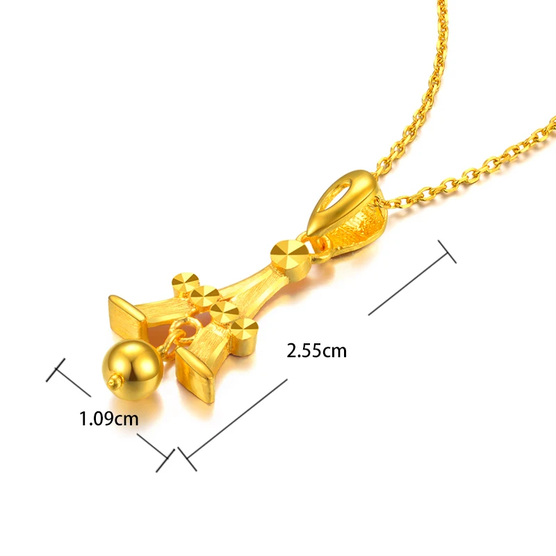 XXX 24K кулон из чистого золота настоящий AU 999 солидный Золотой шарм Красивая