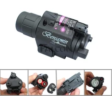 2in1 Tactical Red Dot Laser Sight LED Flashlight Combo Hunting Laser for Pistol Guns Colt 1911