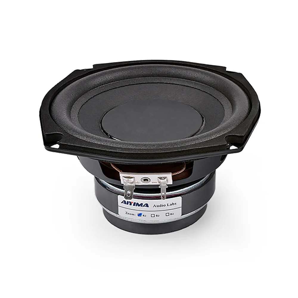 AIYIMA 1Pcs 5.25 Inch 100W Subwoofer Speaker 4 8 Ohm Audio Speaker Super Bass HIFI Loudspeaker For 5.1 Subwoofer 66Hz-3.2KHz