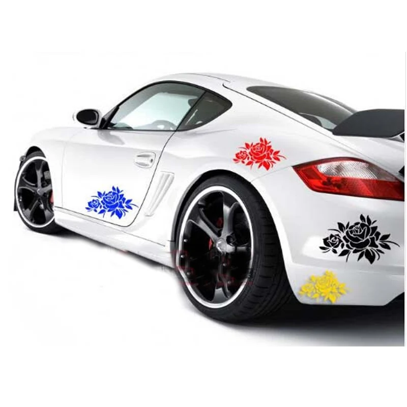 Online Buy Wholesale flower car decal from China flower car decal