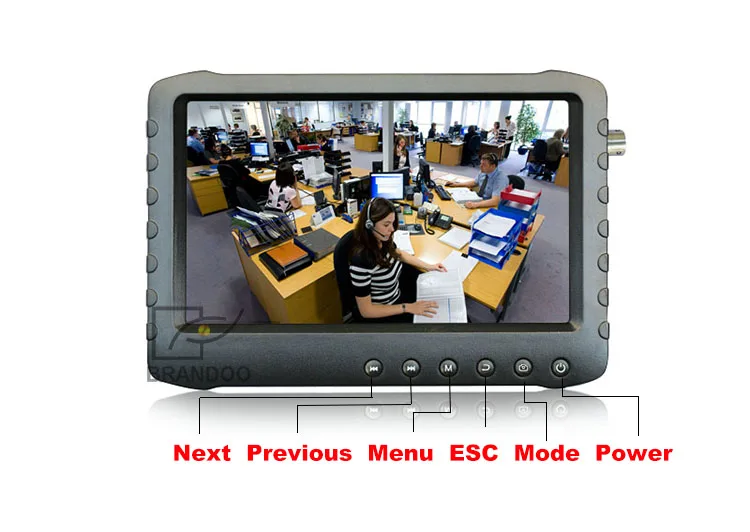 5 "HD 1080P портативный DVR монитор cctv камера Дисплей Монитор для FHD TVI AHD|Монитор и