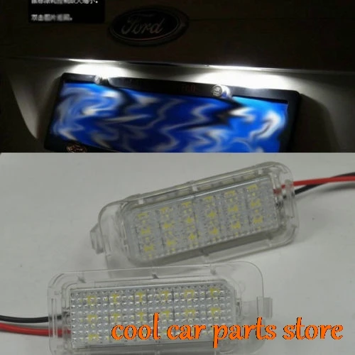 2x Bright LED SMD License number Plate Lights For Ford Mondeo Mk4 Mk5