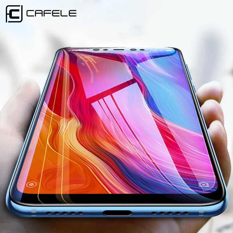Закаленное стекло Cafele с полным покрытием для Xiaomi 8 10 HD прозрачное твердость 9H