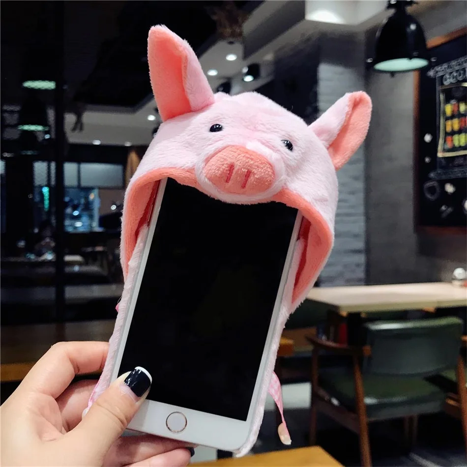 iPhone XS Max XR X Fur Hat Case (13)