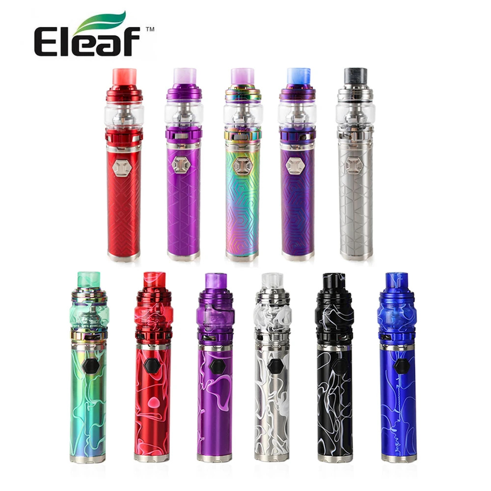 

Original Eleaf iJust 3 starter Kit ELLO Duro Atomizer 6.5ml Built in 3000mAh battery 80W Wattage HW-M Coil E-Cigarette