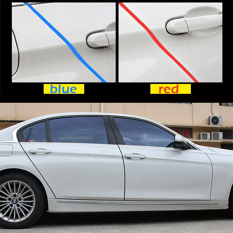 5 м/10 м Автомобильная дверь путешествия резиновые края защитные полосы боковые дверные молдинги клейкая Защита от царапин для автомобиля Авто