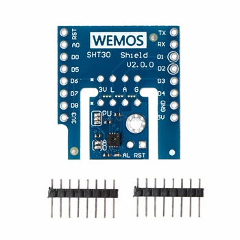 

SHT30 Shield V2.0.0 I2C Digital Temperature and Humidity Sensor for D1 Mini Integrated Circuits Dropship