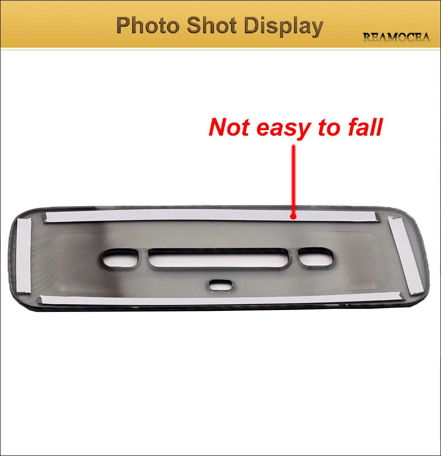 Reamocea For Toyota Camry 2018 Carbon Fiber Car Back Rear Tail Reading Switch Button Light Lamp Frame Trim Decoration Cover (7)