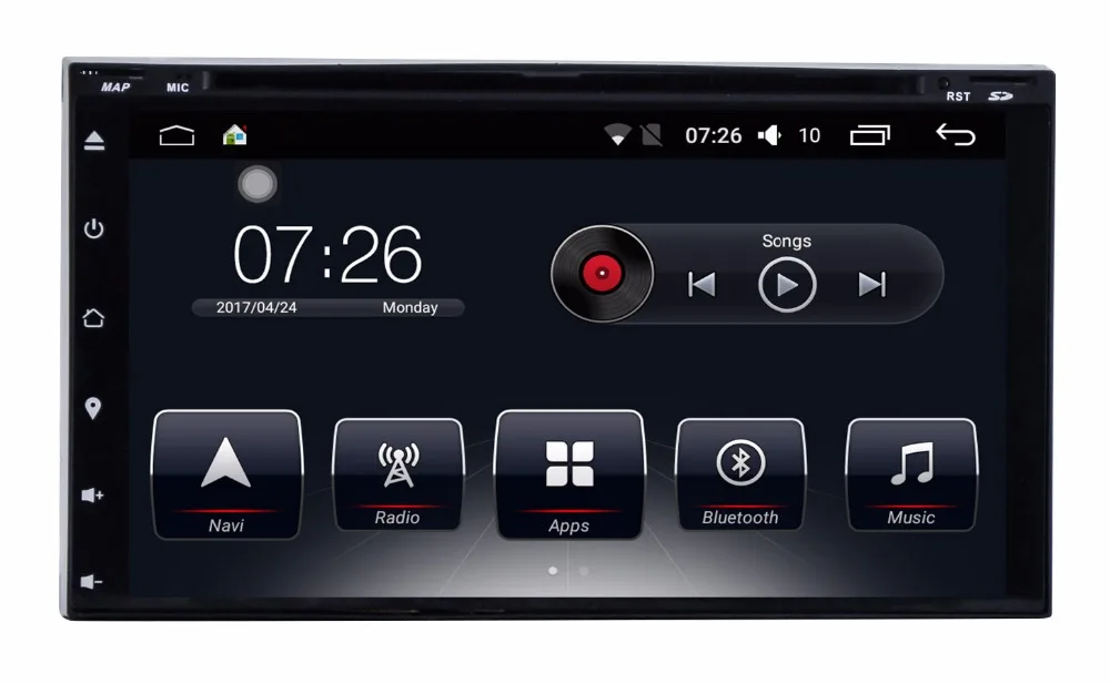 Discount Android 6.95 inch universal Car DVD Radio multimedia Stereo Player GPS Navigation fit for all 6.95 inch item 0