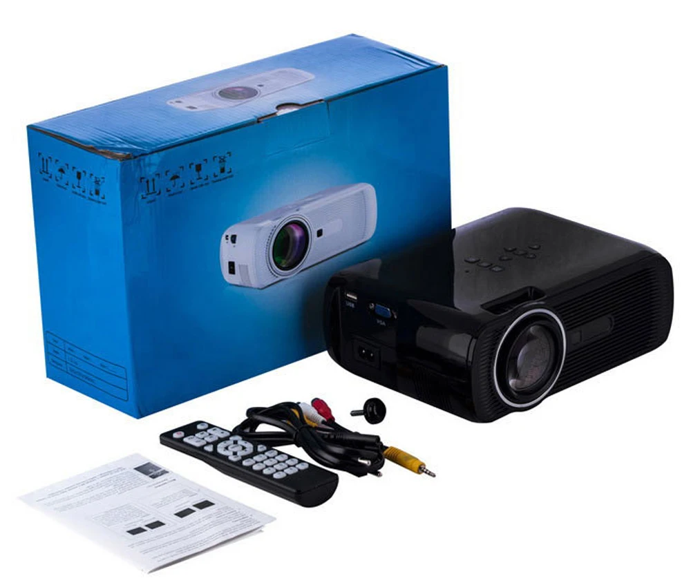OLEY BL 80 Simplebeamer мини светодиодный проектор с поддержкой FULL HD 1080P HDMI/USB/AV/SD/VGA для