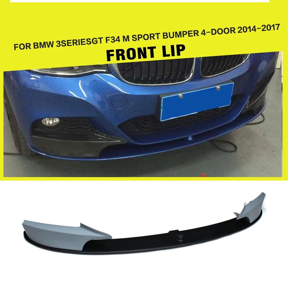 Frp Front Bumper Lip Spoiler Splitters For Bmw 3 Series F34 328i Gt M ...