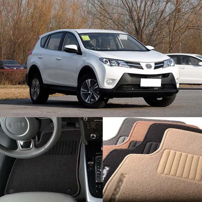 3pcs Premium Auto Fabric Nylon Anti slip Floor Mats Carpet For Toyota