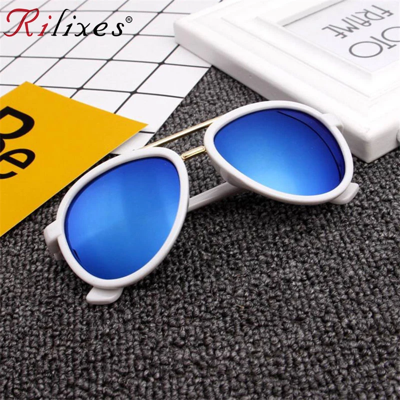

RILIXES 2018 Boy Girls Kids Sunglasses Brand Designer Children Sun Glasses Oculos De Sol Gafas Lunette De Solei