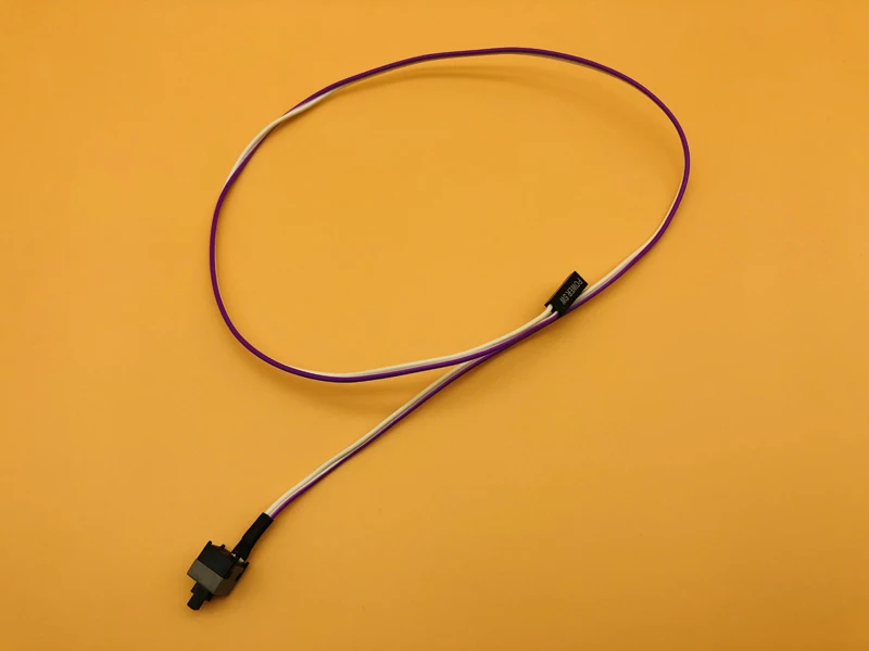 10PCS Motherboard Reset Cable Desktop Computer PC Case Power Button SW Switch Power Cord Cable Re-start Switch Cable for Mining
