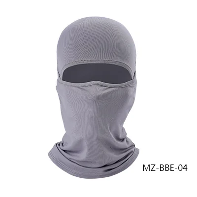 Мотоциклетная Балаклава, маска для всего лица, маска для лица, Байкерская маска для лица, мотоциклетная Ветрозащитная маска, мотоциклетная маска для ресниц - Цвет: gray-MZ-BBE-04