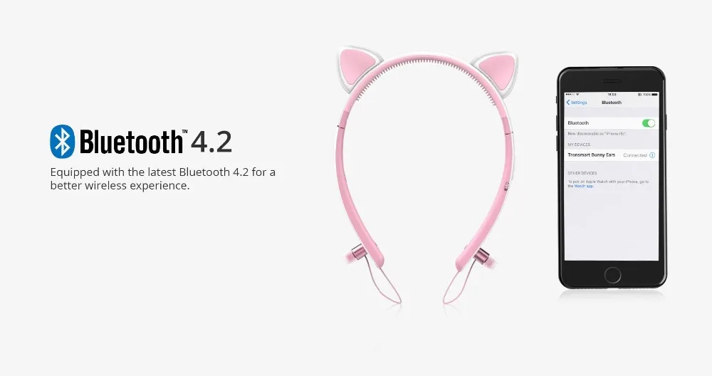 Tronsmart Encore Wink Ear Bluetooth наушники Bluetooth гарнитура беспроводные наушники со светодиодный светильник для смартфонов Xiaomi