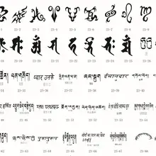 unit23 104 дизайн буквы Золотой Феникс временные трафареты для тату-машины Книга для аэрографа краски спрей компрессор комплект