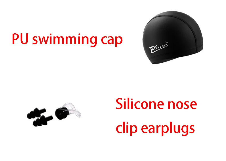 Женские очки для близорукости, водонепроницаемые очки для плавания, противотуманные линзы, гальванические очки, оборудование для плавания с крышкой, набор